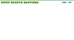 Desktop Screenshot of httpstatusrappers.com